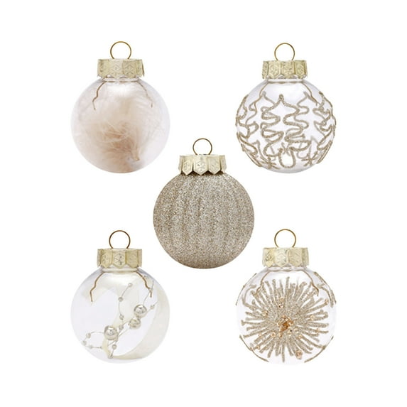 Christmas Deals Bigersell Christmas Ball Ornaments Set New 30 Pcs Of Christmas Ball Ornaments Shatterproof Christmas Decorations Christmas Tree Wedding Party Decorations Ball, 6cm Rose Gold