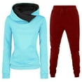 thumbnail image 1 of Christmas! Ohufall 2 Piece Outfits for Women,Fall Winter Outfits Sports Tracksuits Long Sleeve Pullover Hoodies Pants Suit,Sweatshirt for Women, 1 of 3