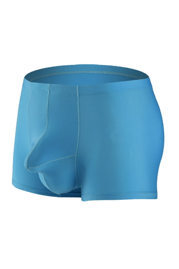 Christmas! Ohufall Mens Underwear, Men Casual Solid Thin Ice Silk Sexy And Transparent Underwear Pants