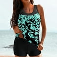 thumbnail image 1 of Christmas Deals! Borniu Swimsuit Clearance! Womens Swimsuits Conservative Print Strappy Back Set Two Piece Swimsuits Swimdress, 1 of 8