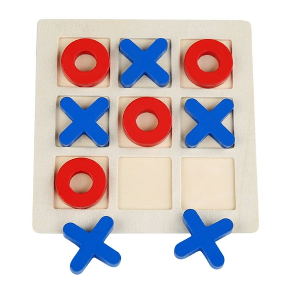 Christmas Deals! FNYOXU Tic Tac Toe Board Game, Classic Family Game, Children’s Tic Tac Toe Game, Durable Plastic Design, Fun for All Ages
