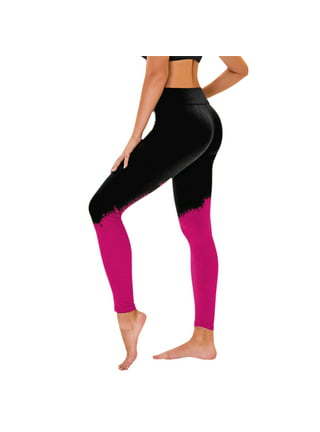 Fashion Women Plaid Printed Yoga Pants Sport High Waisted Leggings Workout  Pants