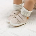 thumbnail image 1 of Christmas Deals SEMPAI Boys Girls Shoes Non-Slip Rubber Sole High-top Infant First Walking Shoes toddler Crib Shoes Newborn Loafers Flats Up to 65% off, 1 of 7