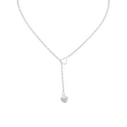 Christmas Deals SHOPESSA Christmas Gifts Jewelry Women Gold Plated Titanium Stainless Steel Gold-Heart Love Chain Necklace Love on Clearance