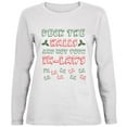 thumbnail image 1 of Christmas Deck the Halls Not Your In-Laws Ladies' Relaxed Jersey Long-Sleeve Tee White LG, 1 of 1