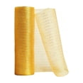 thumbnail image 1 of Christmas Deco Mesh Ribbon Roll with Metallic Foil Glitter, Wired for Wreaths, Garlands, Bows and Holiday Home Decorations, 1 of 6