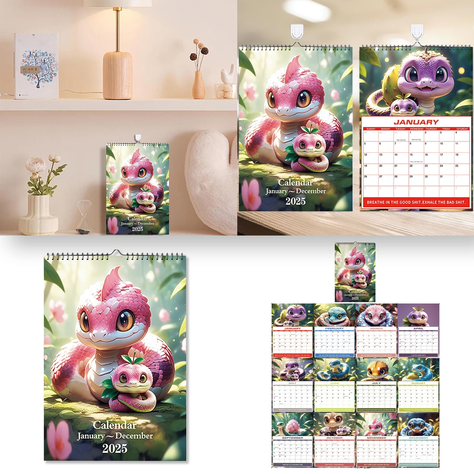 Christmas Decor Advent Calendar, 2025 Year of the Calendar on a Year