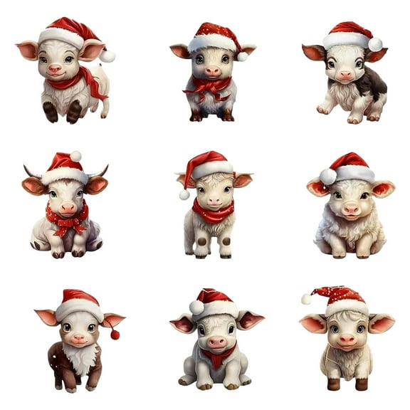 Christmas Decor Clearance, Christmas Decoration Personalized Cow Gift Christmas Tree Hanging Decoration Ornaments Xmas Decor