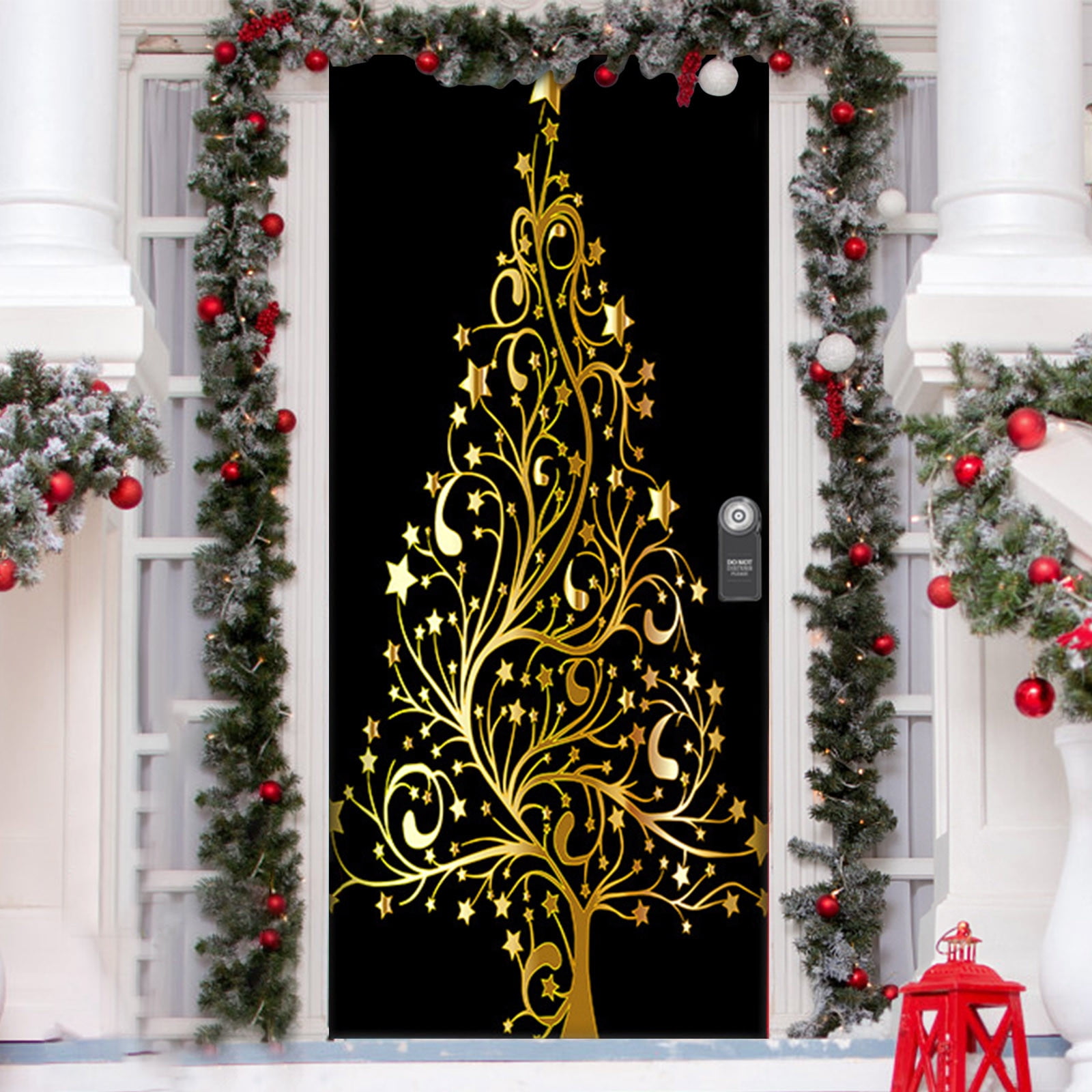 Christmas Decor Clearance Christmas Door Cover Decoration Christmas Door  Cover Door Hanging Party Decoration Door Cover Tapestry Christmas Gifts