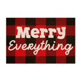 Christmas Decor Doormat Merry Everything Merry Christmas Christmas Snow