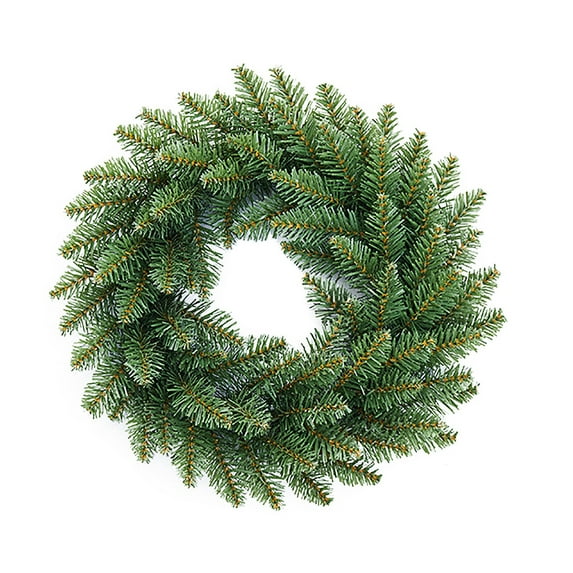 Home Brand Holiday Gifts 16" Unlit Fir Artificial Christmas Wreath Decoration Wreath American Wreath Wreath Imitation Door Decoration & Hangs