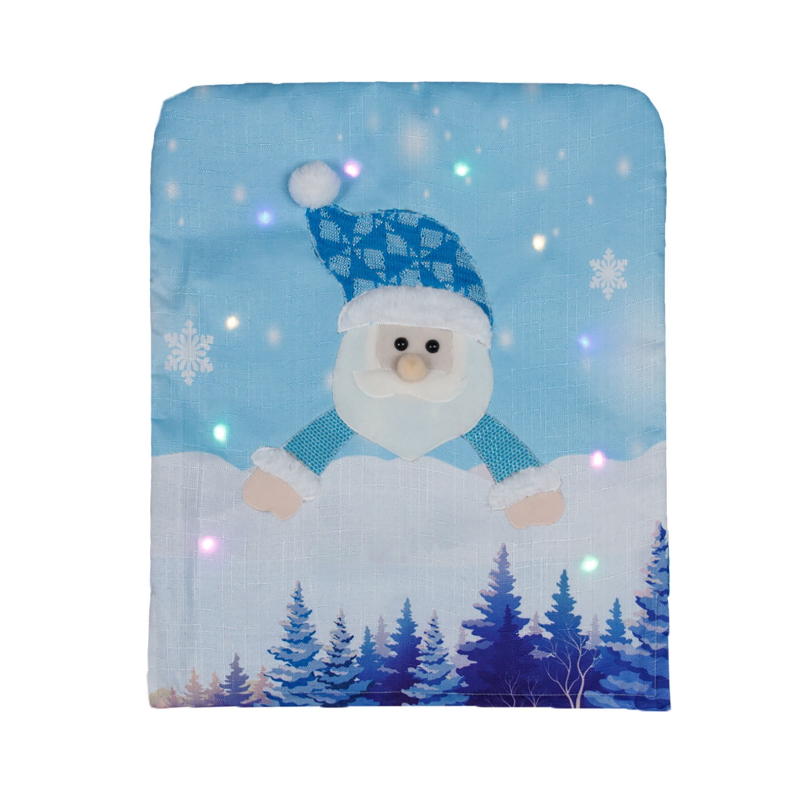 Christmas Decor Gift Polyester Seat Cushion Christmas Glowing Lights