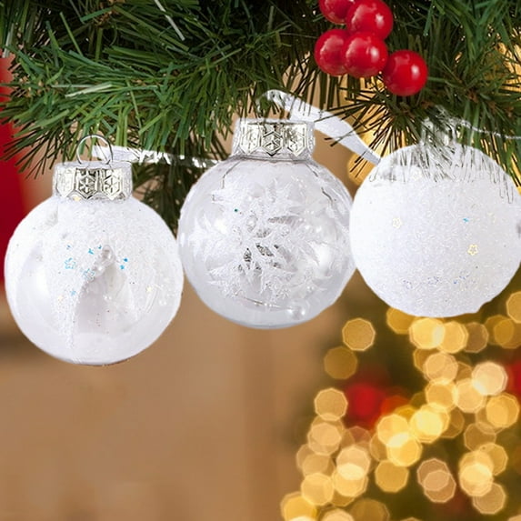 Christmas Decor, Hwkond Christmas Ball Assorted Pendants Shatterproof Tree Ornaments Decorations In A Reusable Hand-Help Gift Box Ideal For Xmas,Party Up to 75% Off