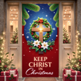 thumbnail image 1 of Christmas Decor Keep Christ in Christmas Banner Religious Celebration Theme for Holiday Parties Family Gatherings Church Events, 1 of 9