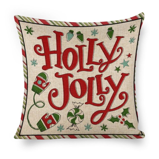 Christmas Decor Merry Christmas Pillow Case Xmas Gift Farmhouse Fall
