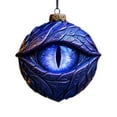 thumbnail image 1 of Christmas Decor Outdoor,Christmas Eye Acrylic Flat Pendant,Purple,One Size, 1 of 1