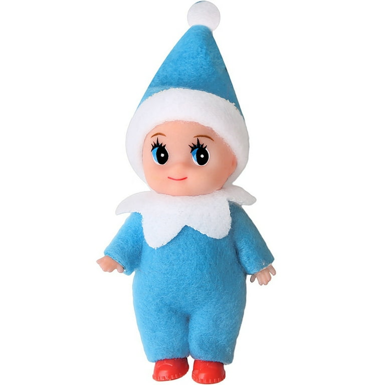 Christmas Decoration Baby Elf Doll Mini Figurines Cute Standing