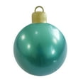 thumbnail image 1 of Christmas Decoration Ball, Outdoor Inflatable Ornament, 60cm PVC Holiday Hanging Sphere, Durable Weather-Resistant Festive Yard Decor for Courtyard and Mall Celebrations, 1 of 6