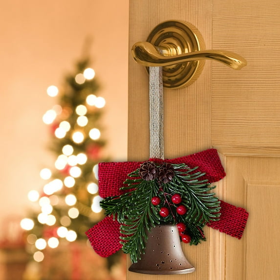 Christmas Decoration Bells Bells For Christmas Trees Bell Decor Hanging Decorative Bell For Door Wall Window Indoor And Outdoor Decor New Year Hanging Ornament