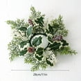 thumbnail image 1 of Christmas Decoration Candle Aromatherapy Candlestick Wreath Creatives Home Tabletop Table Layout, 1 of 5