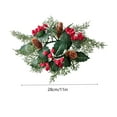 thumbnail image 1 of Christmas Decoration Candle Aromatherapy Candlestick Wreath Creatives Home Tabletop Table Layout, 1 of 5