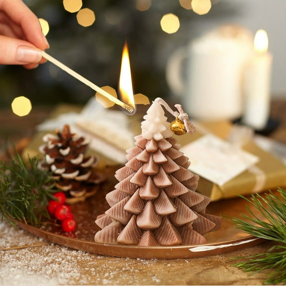 Christmas Decoration Candles,Christmas Tealight Candles,Seasonal Celebration Candles,Christmas Handmade Taper Candles,Christmas Aromatherapy Candle Gift,Wholesale Holiday Gift Christmas Tree Candle