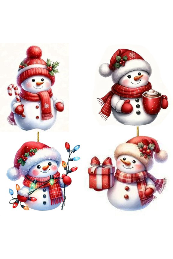 Christmas Decoration, Christmas Tree Ornaments, Acrylic Hanging Xmas Tree Decoration Home Car Backpack Pendant Gift