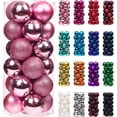 thumbnail image 1 of Christmas Decoration Clearance! Feltree 24Pcs Christmas Balls Ornaments for Xmas Christmas Tree - Mini Shatterproof Christmas Tree Decorations Hanging Ball for Holiday Wedding Party Decoration (1.2In), 1 of 2