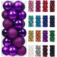 thumbnail image 1 of Christmas Decoration Clearance! Feltree 24Pcs Christmas Balls Ornaments for Xmas Christmas Tree - Mini Shatterproof Christmas Tree Decorations Hanging Ball for Holiday Wedding Party Decoration (1.2In), 1 of 2