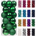 thumbnail image 1 of Christmas Decoration Clearance! Feltree 24Pcs Christmas Balls Ornaments for Xmas Christmas Tree - Mini Shatterproof Christmas Tree Decorations Hanging Ball for Holiday Wedding Party Decoration (1.2In), 1 of 2