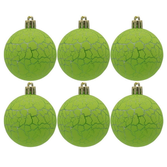 Christmas Decoration Clearance! YgkuHd 6Pcs 3.15In Christmas Tree 3.54In Bauble Hanging Home Party Ornament Decor