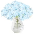 thumbnail image 1 of Christmas Decoration Fake&nbsp;Flowers Artificial Flowers White Hydrangea Silk Flowers Heads Pack Of Full Hydrangea Artificial Flowers With Stems For Wedding Home Party Shop Decor Indoor, 1 of 7