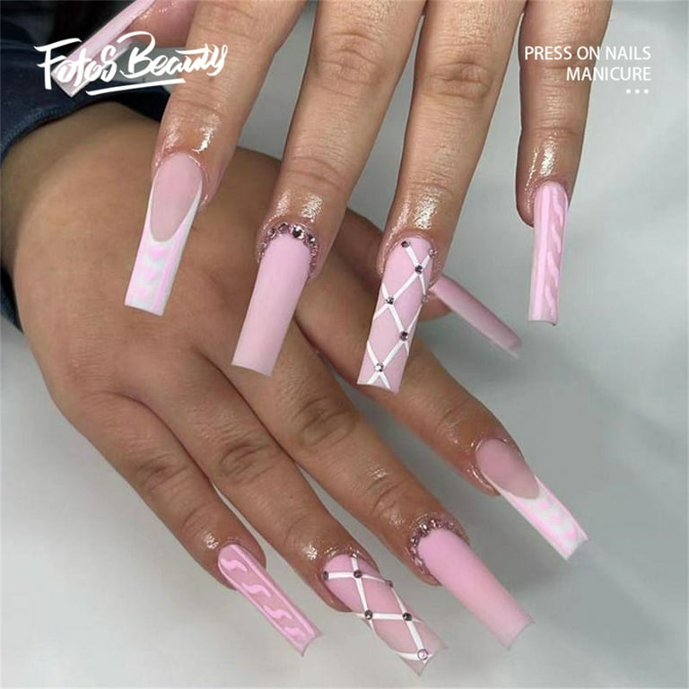 pink nails design
