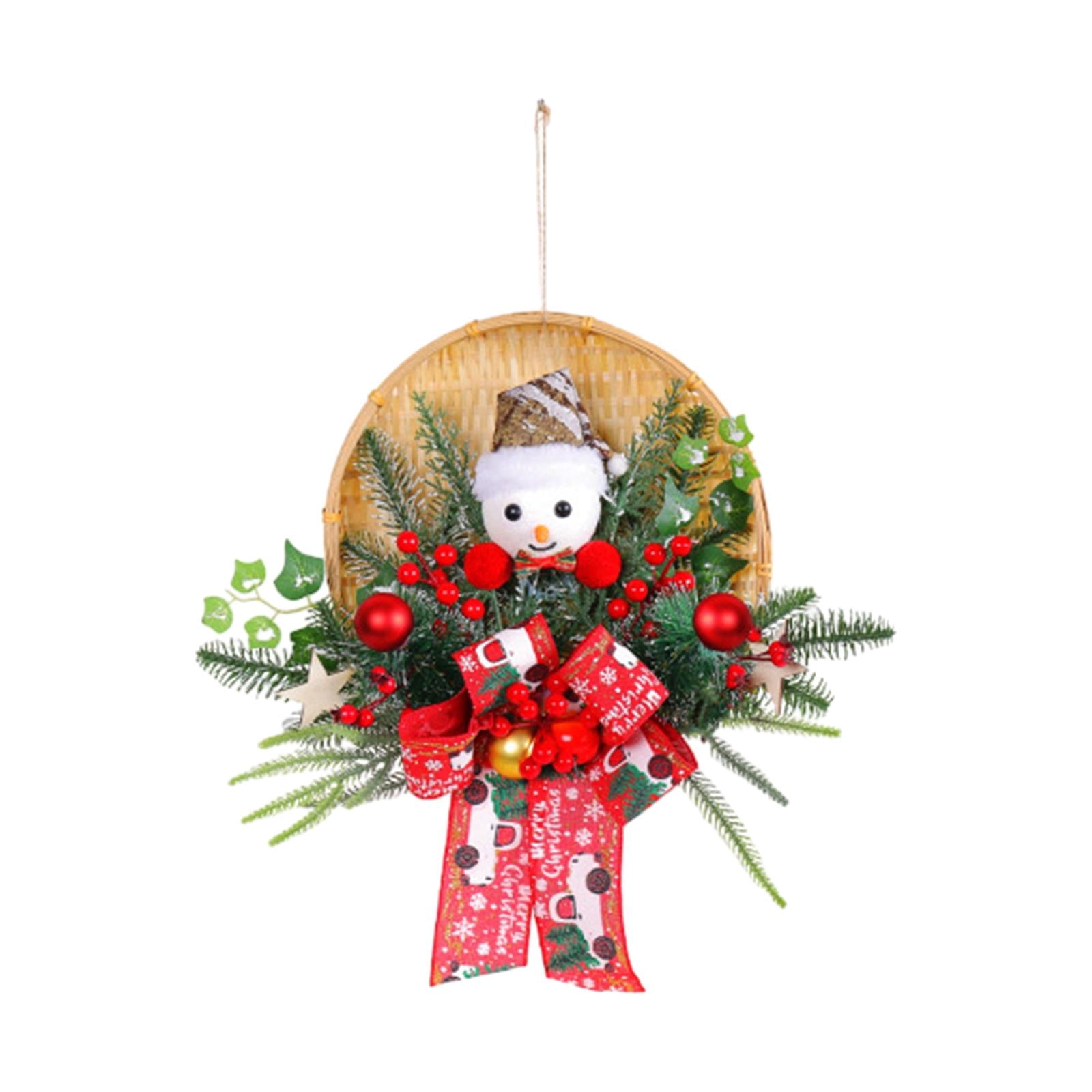 Christmas Decoration, Front Door Hanging Wreath, Christmas Garland Door ...
