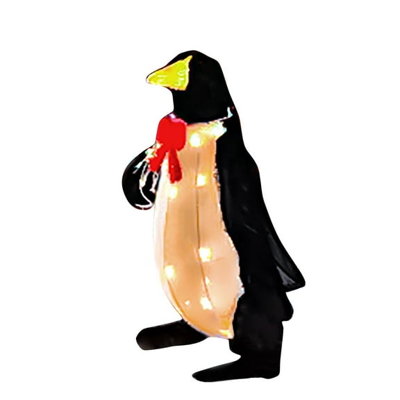 Christmas Decoration Glowing Penguin For Home Decoration, Outdoor Courtyard