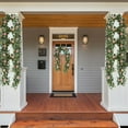 thumbnail image 1 of Christmas Decoration Hanging Vines Artificial Vines Garland With Flowers Hanging Plants Greenery Garland For Fireplace Wall Door Home Wedding Party Indoor, 1 of 7