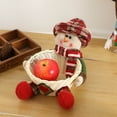 Christmas Decoration Indoor Outdoor,Christmas Doll Basket Desktop