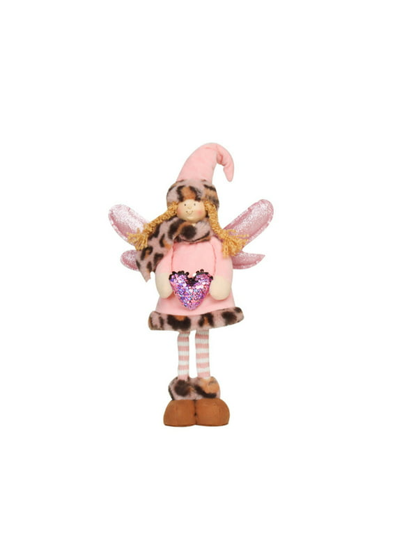Christmas Decoration Legs Angel Girl Shape Doll with Doll Ornaments Christmas Gift