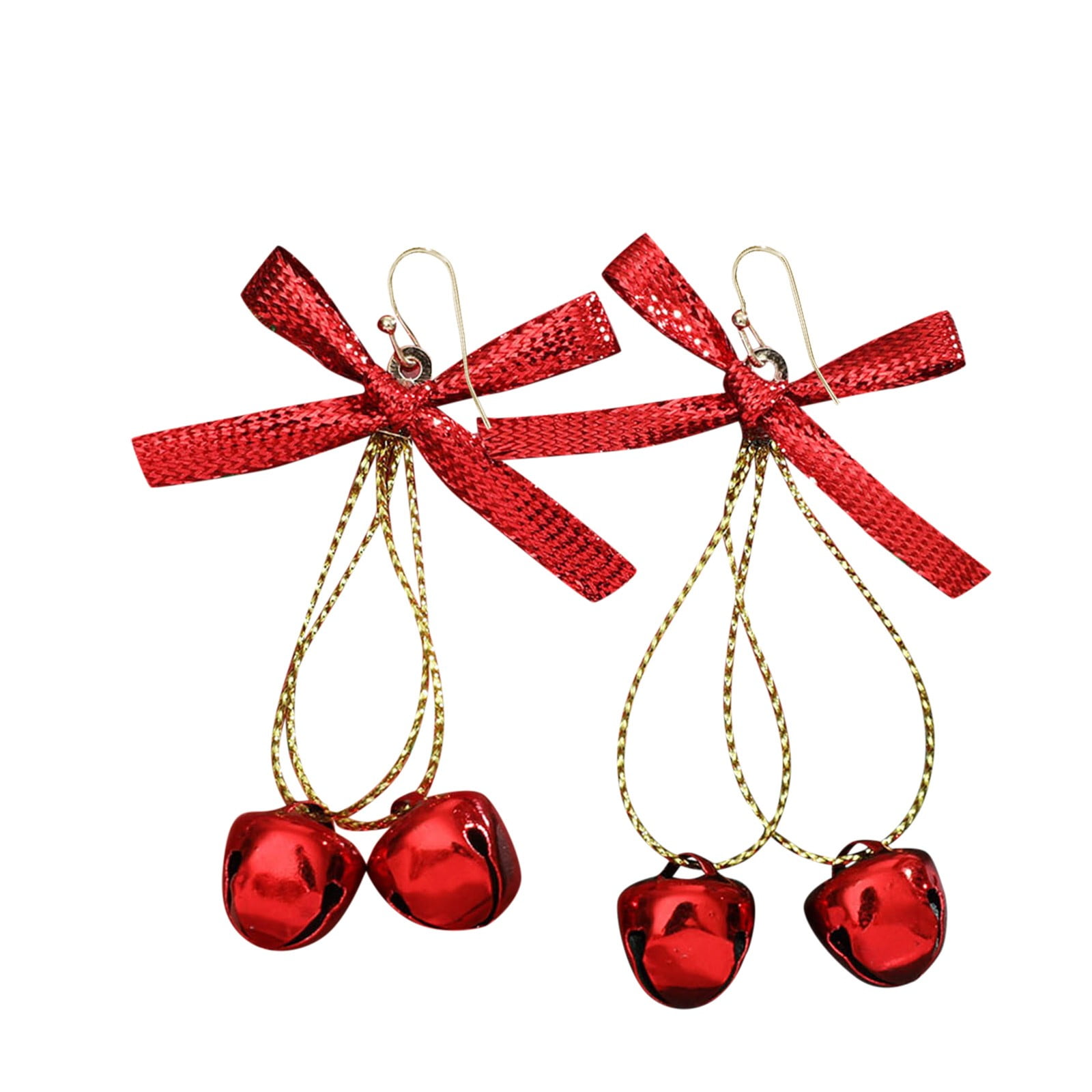 Christmas Decoration New Candy Christmas Tree Bell Earrings Creative