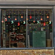AUPERTO Christmas Decoration PVC Window Clings Wall Decals & Stickers