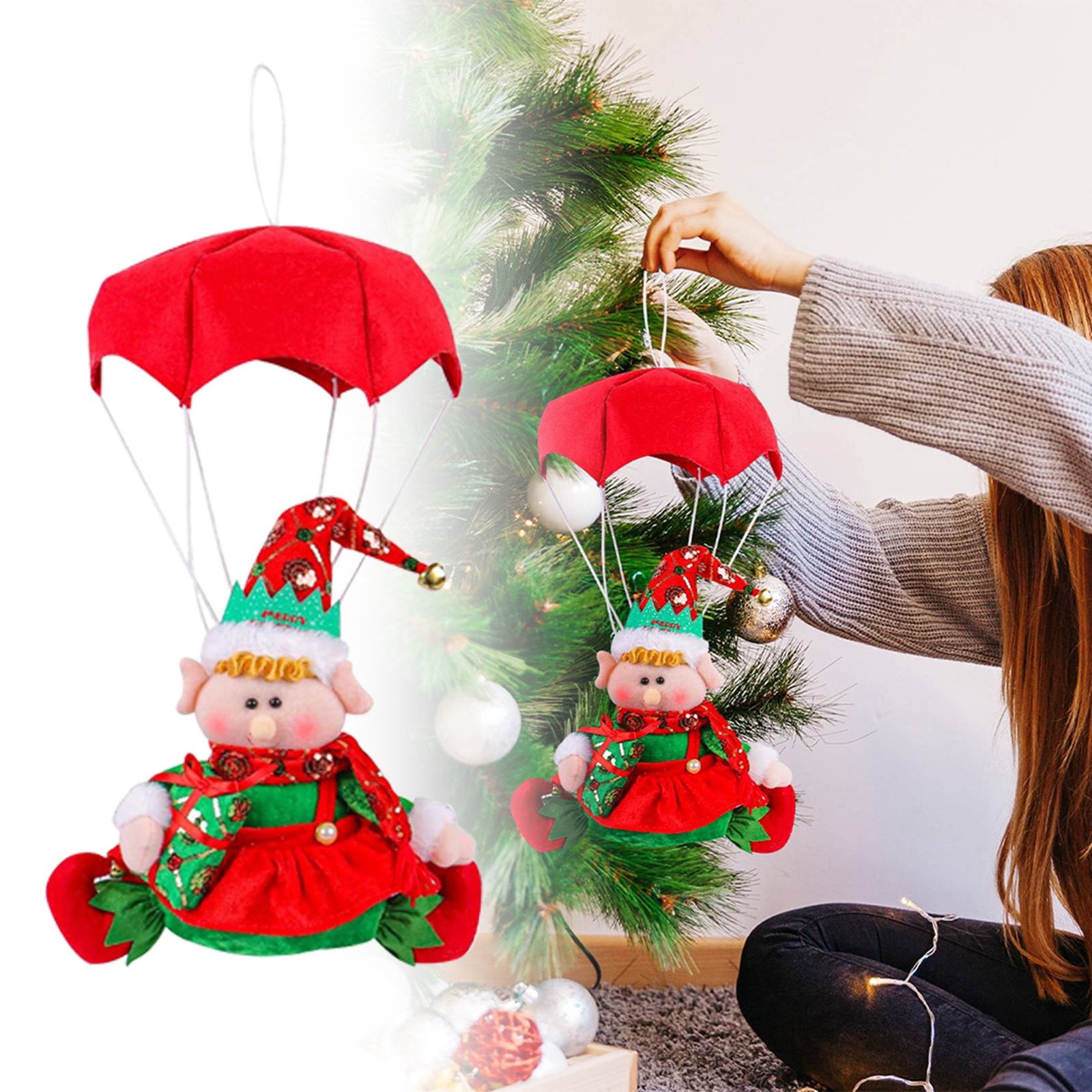 Christmas Decoration Parachute Christmas Decorations Stain Glass Birds