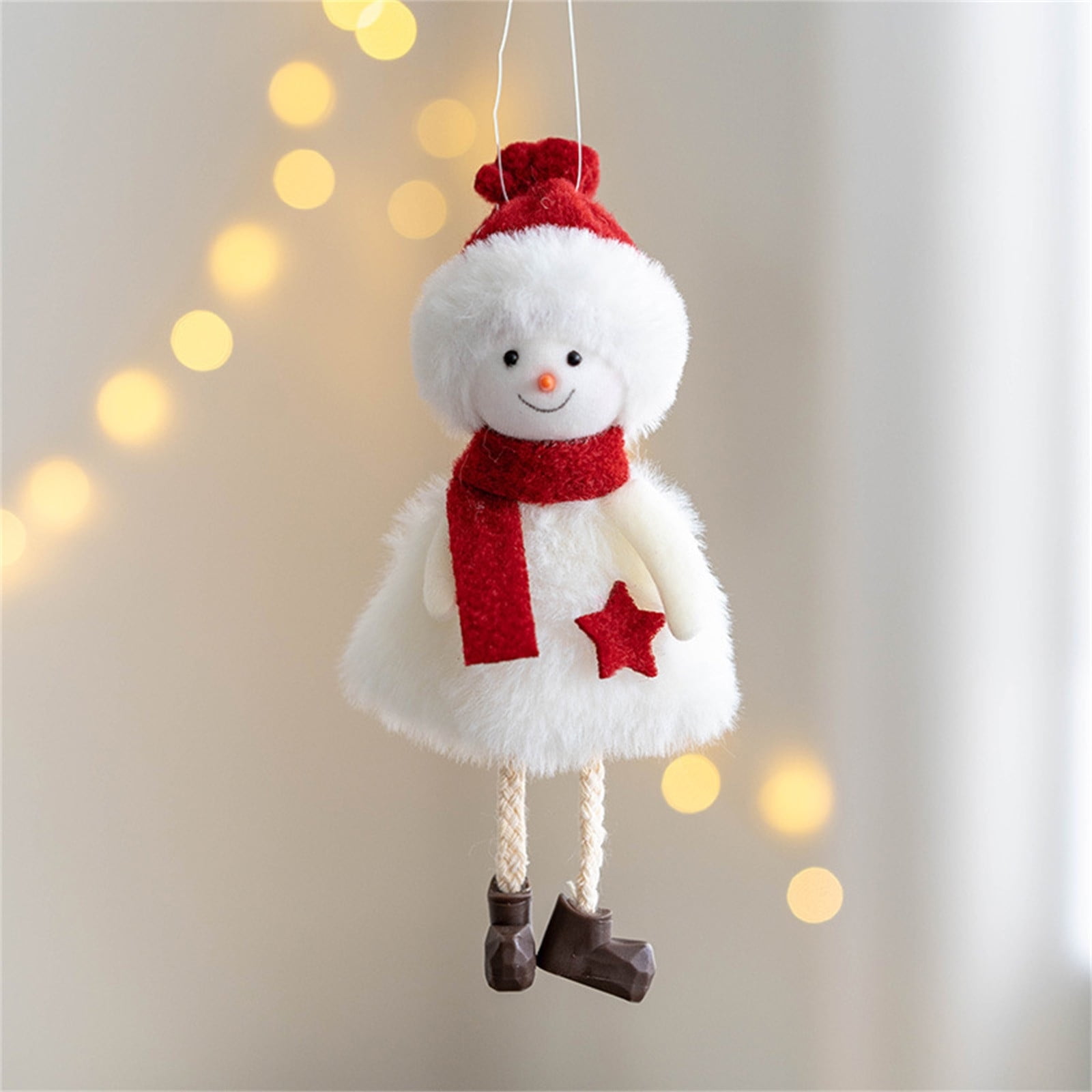 Christmas Decoration Pendant Old Man Snowman Elk Small Hanging Plush