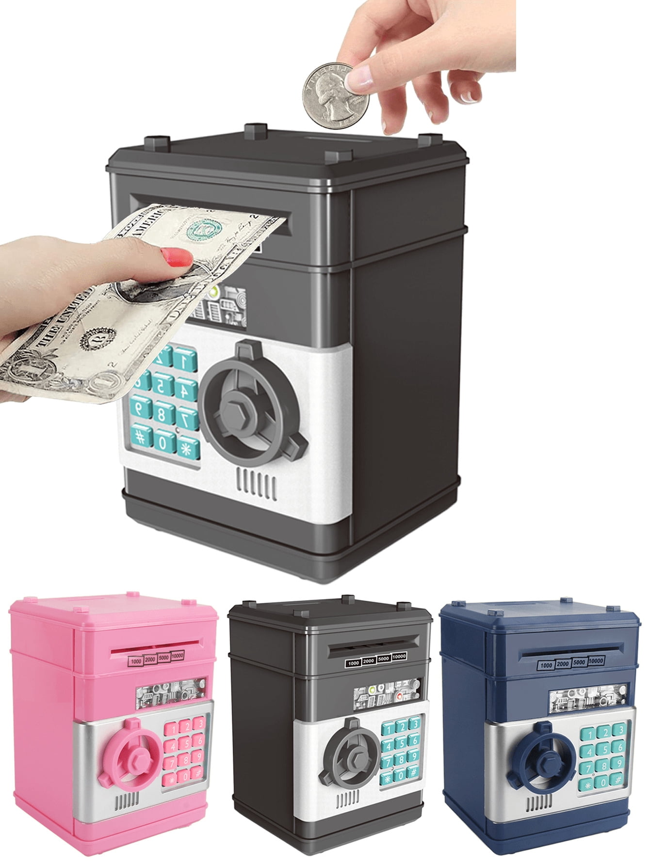 Password Memory Bank Christmas Decoration Piggy Bank, Electronic Coin Savings Bank With ...