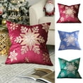 thumbnail image 1 of Christmas Decoration Pillow Cover Cushion Cover Christmas Decorative Cushion Cover Bedside Pillowcase Living Room Bedroom Living Room Farmhouse indoor Pillow Case, 1 of 7