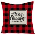 thumbnail image 1 of Christmas Decoration Pillow Cover Side Short Velvet Pillow Case Sofa Home, 1 of 1