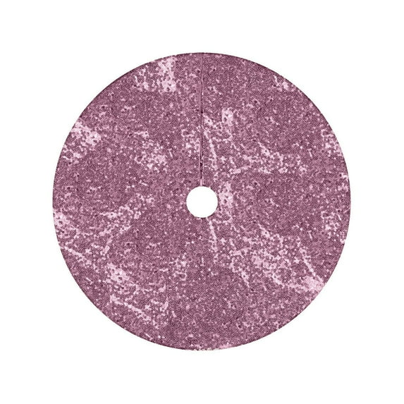 Christmas Decoration Savings! Dvkptbk Christmas Tree Skirt 36 Inch Sequin Velvet Tree Skirts Vintage Xmas Tree Skirt Cover for Chirstmas Party Decor Glitter Christmas Tree Skirt for Home Holiday