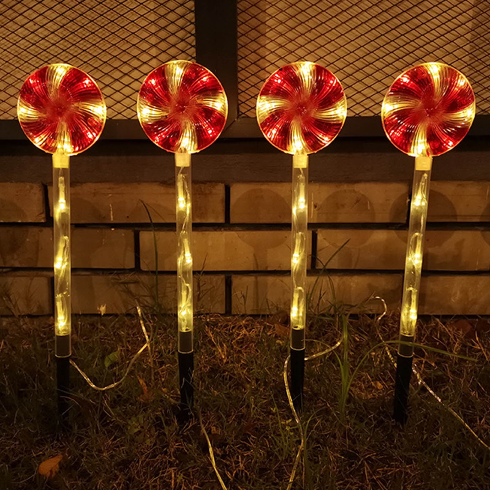 Christmas Decoration Savings! VWRXBZ 4 Pack Christmas Lights Outdoor