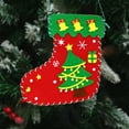 thumbnail image 1 of Christmas Decoration Supplies 4 PCS Small Stockings Craft,DIY Christmas Felt Stockings with Ornaments Handmade Sewing Sock Kits,Christmas Party Handmade DIY Craft Supplies, 1 of 7