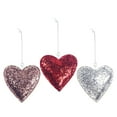 Christmas Decoration Supplies Fabric Sequins Heart Pendant Christmas