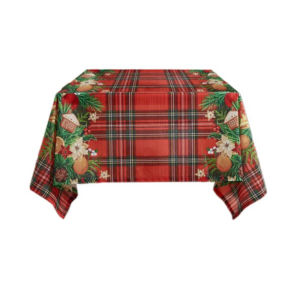Christmas Decoration Table Cover Buffalo Plaid Table Cloth Dining Coffee Table Runner Rectangular Table Top Covering Christmas Pattern